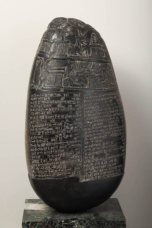 Bağdat yakınlarında bulunan bu Babil taş kaydı, Avrupa'da görülen ilk kayda değer çivi yazılı belgeydi.